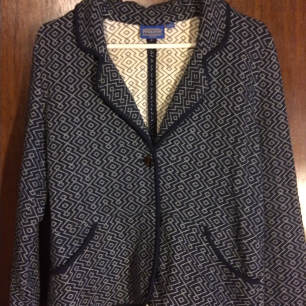 Pendleton Warren Mills black/cream jacket